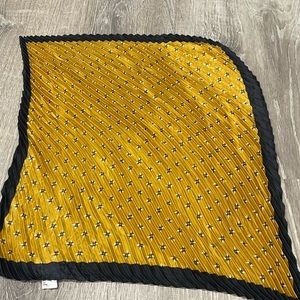 Ruby Yellow Black Scarf Pretty K5